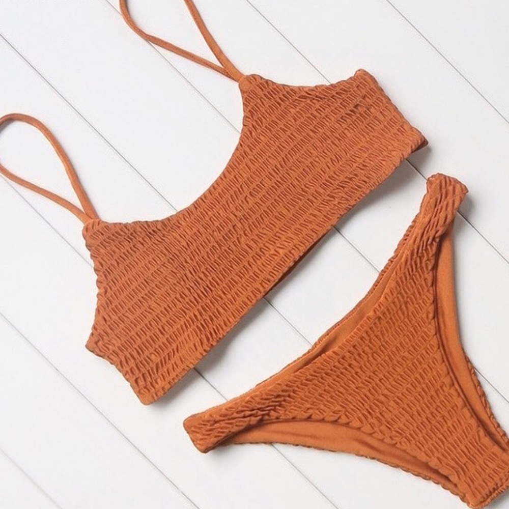 Orange bikini set